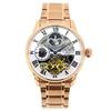[Ticento]Sun & Moon Dual Time Automatic Metal Watch TS60021RG, Korean Luxury Watches