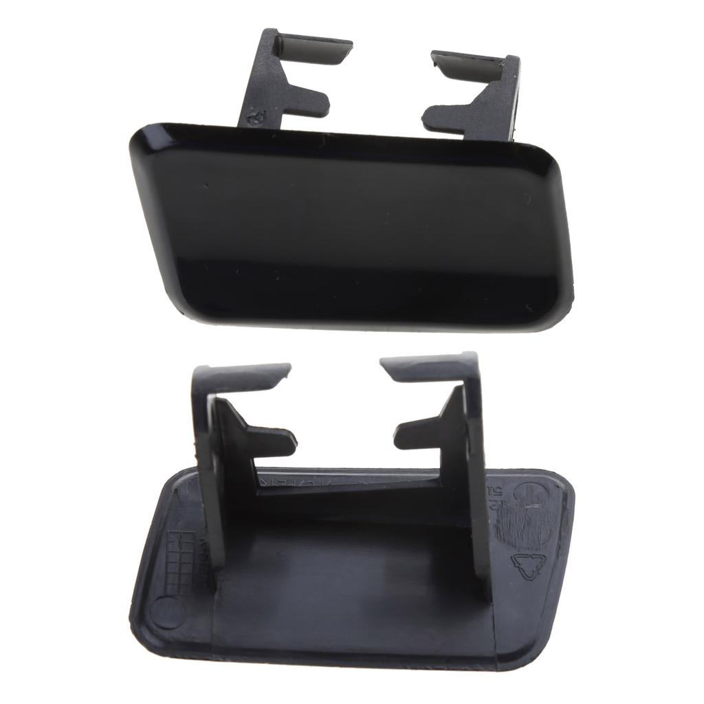 1 пара сменных крышек насадок омывателя фар для X3 E83 61673416176 61673416175 аксессуары для ремонта автомобилей черный