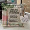 Prayer Quilt With Cross Inside,Pocket Prayer Quilt,Handmade Sew Individually Colorful Quilts Mini Scripture Quilts,Sympathy,Remembrance Christian Gift