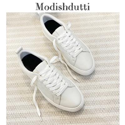 Женские весенне-летние модные кроссовки в английском стиле из натуральной кожи, женские повседневные однотонные белые вулканизированные туфли