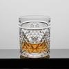 320 мл Хрустальный стакан для виски Европейский стакан для спиртных напитков и вина Ретро Домашний Высококлассный набор из 2 стеклянных стаканов Оборудование для кемпинга Посуда
