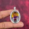Ametrine Pendant, 925 Solid Sterling Silver Gemstone Jewelry, Handmade Pendant, For Thanksgiving