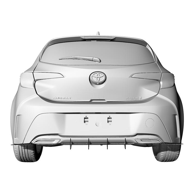 Внешний задний спойлер для Toyota Corolla Hatchback 2018-2021