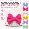 Fabric Motorcycle Helmet Bow Self Adhesive Electric Bike Tail Decor  Electric Bike Tail