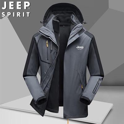 Мужская куртка 3-в-1 с капюшоном для активного отдыха JEEP SPIRIT