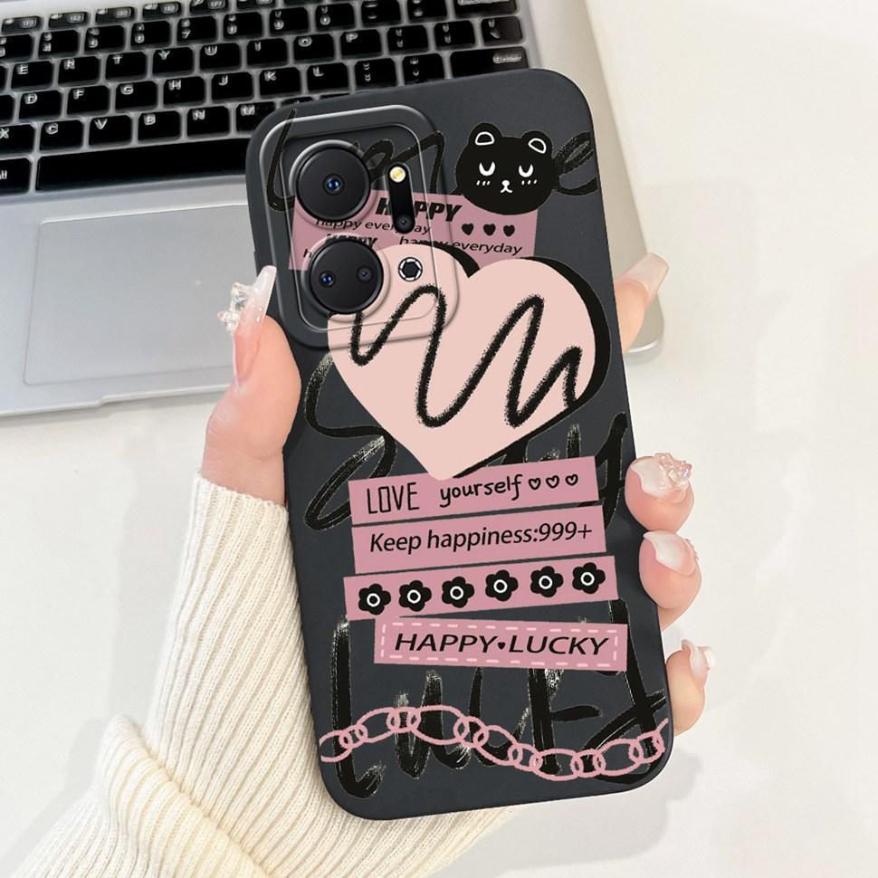 Роскошный painted чехол для Honor X7a 4G Case 2023 Силиконовый мягкий Fundas Чехол для телефона для Honor X7A X 7a HonorX7a Coque Capa