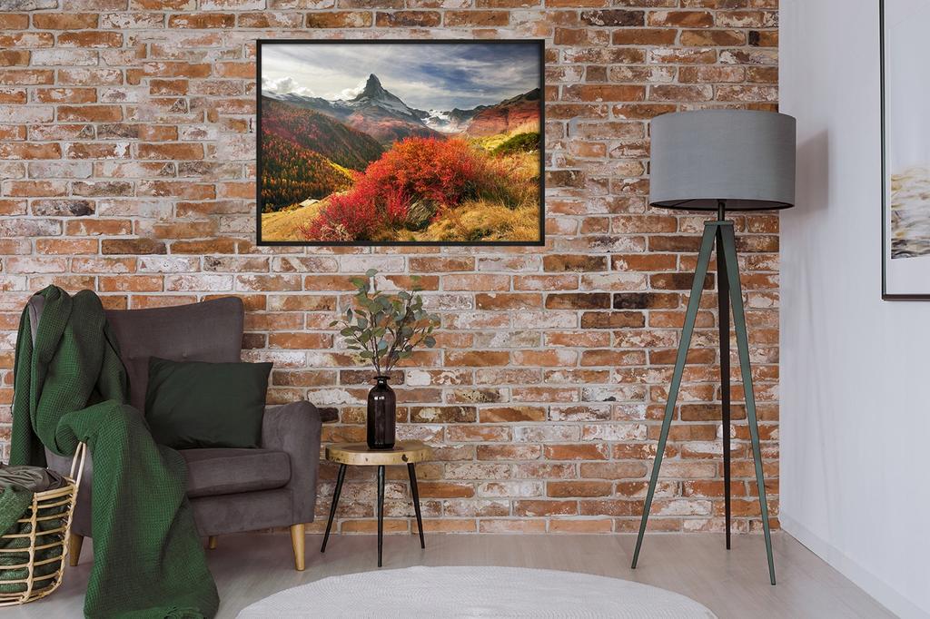 Obraz plakat w ramie 43x33 cm szwajcaria p937