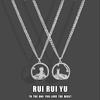 RUI RUI YU Fashion Couple Prince Fox Pendant Personality Necklace Valentine's Day Anniversary Gift Jewelry