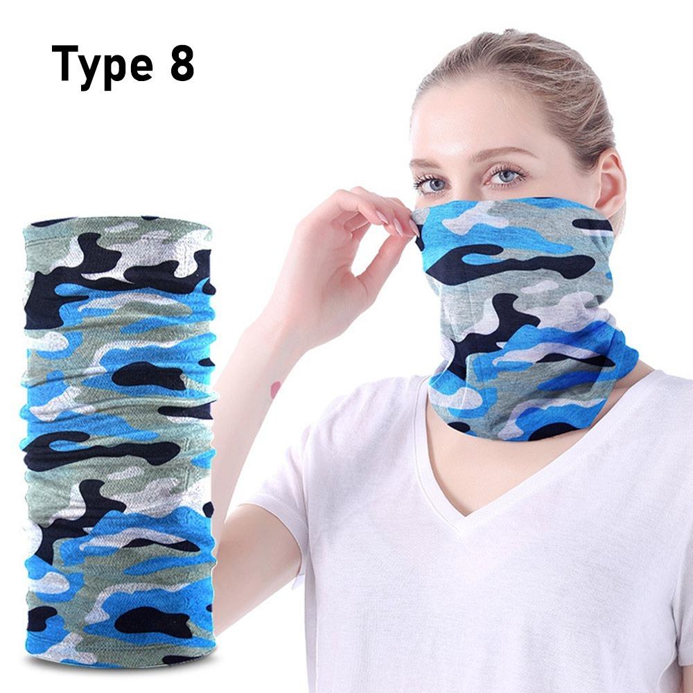 Bandana Windproof Headband Shield Mask Printing Cycling Scarfs UV Face Mask Men Women