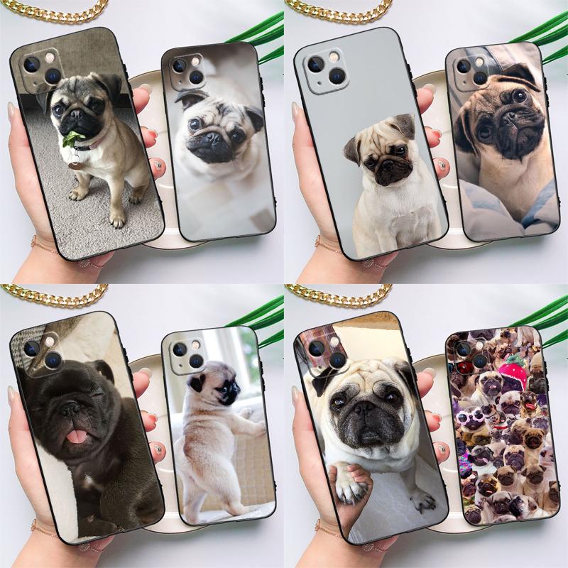 Cute Pug Dog For Realme 15 14 13 12 11 10 Pro Plus C65 C67 C63 C61 C55 C51 C53 C35 C75 GT6 GT7 Pro Case