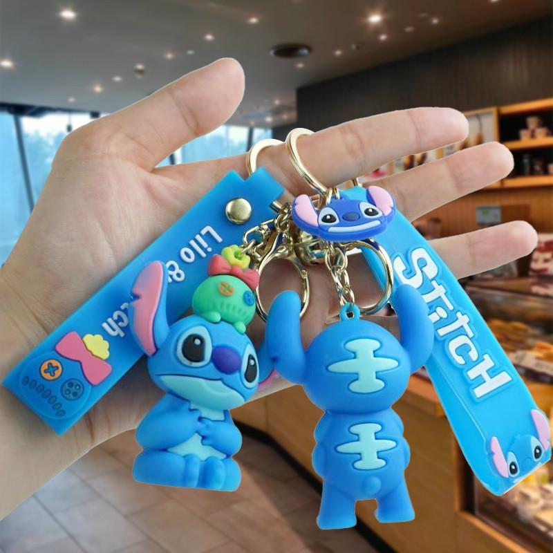 Очаровательный мультяшный брелок-подвеска на рюкзак Стич Плюшевый Простой Милый Аксессуар для ключей