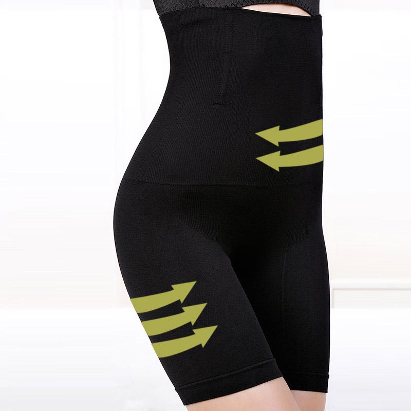 High Waist Shaping Boyshort Panties, Tummy Control Butt Lifting Slim Shorts, Women's Underwear & Shapewear