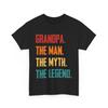 Grandpa Shirt, Grandfather Father‘s Day The Myth The Legend T-shirt