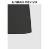 Платье-футляр UR 2026 Весеннее, Color-block, с U-образным вырезом, плиссированное, облегающее