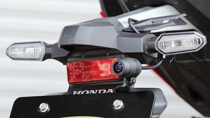 Kijima Motorcycle Parts Dash Cam Brackets, Front and Rear Set, Steel, Black, for CBR250RR ('17-/2BK-MC51), 304-5182