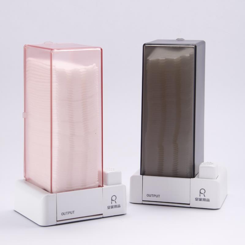 Автоматическая косметическая хлопковая коробка прессованного типа пылезащитная коробка для хранения средств для снятия макияжа