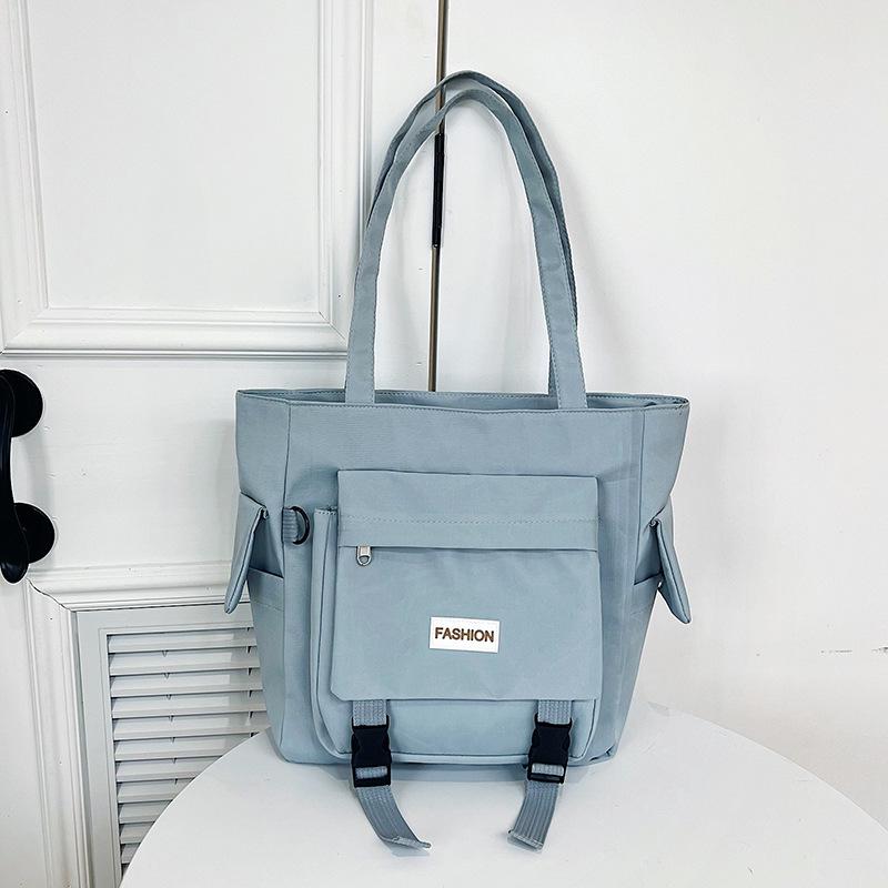 Large Capacity Soft Girl Shoulder Bag: Student Handbag for School, Tutoring, Commute