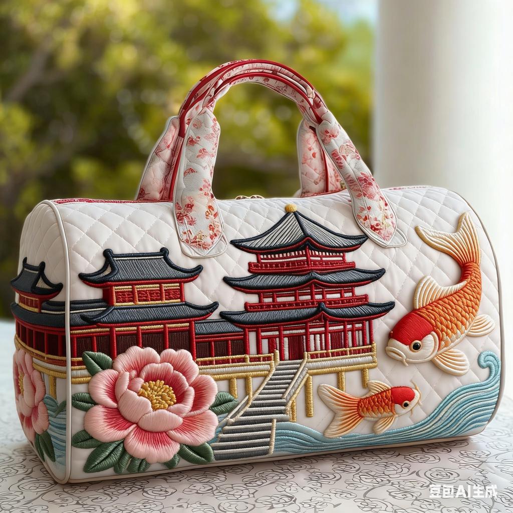 New Yoga Bag Fashion 3D Printing Short Distance Portable Travel Bag Sports Fitness Bag Fitness Bag