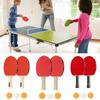 Highly Bounce Table Tennis Rackets Comfortable Grip Table Tennis Bats with 3 Balls PingPong Rackets for Beginner
