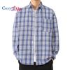 Mens Button Down Long Sleeve Shirts Regular Fit Dress Shirts Business Casual Plaid Shirts