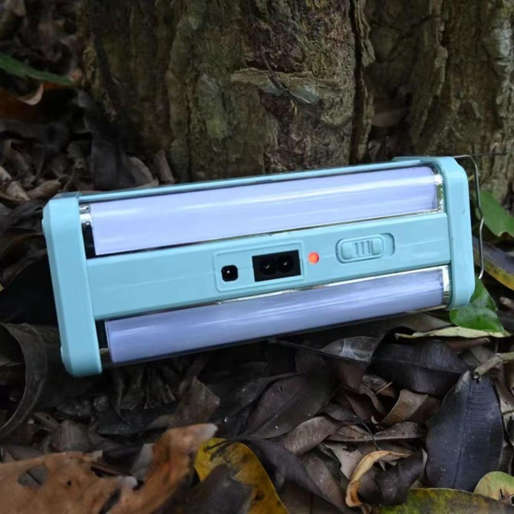 Super Bright LED Solar Camping Light Rechargeable Mini Flashlight Working Light Hiking Camping