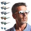 Clear Lens Round Sunglasses Double Color Y2K Glasses Trending Retro Sun Glasses  for Women & Men