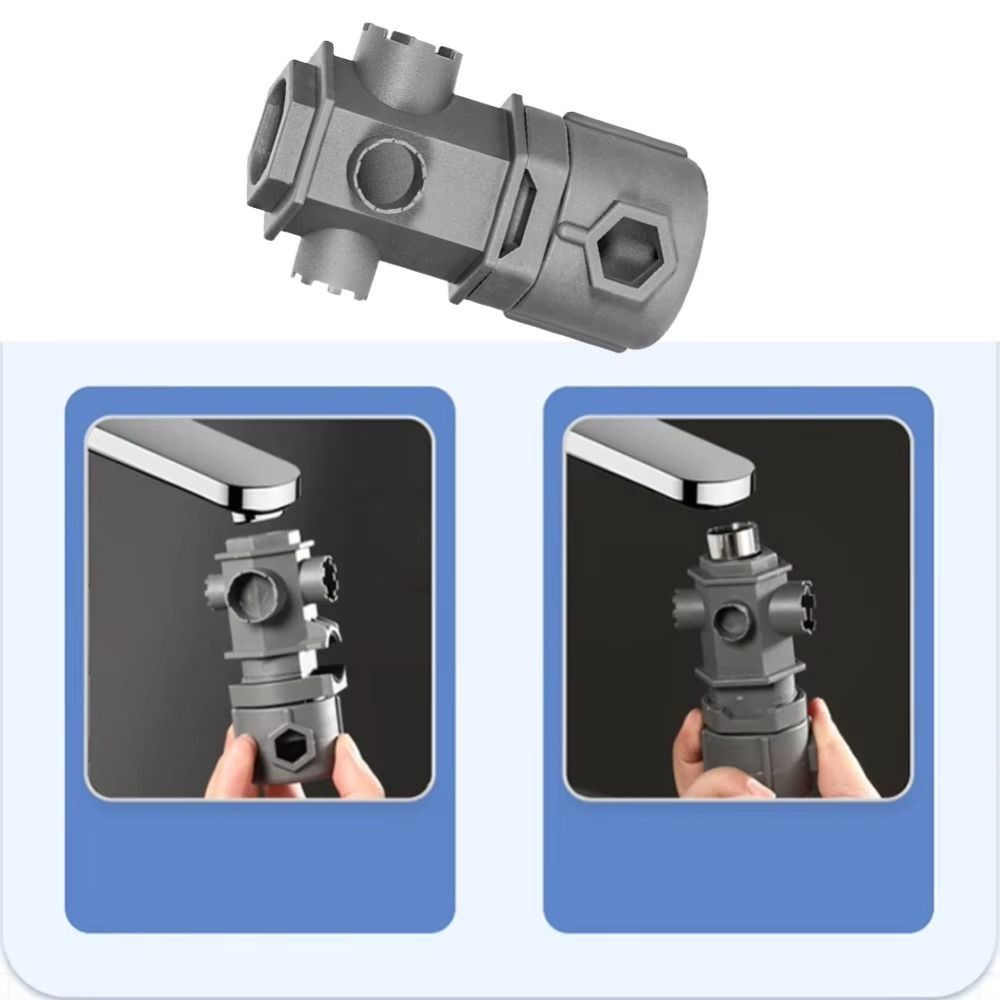 Plastic Multifunctional Wrench Tap Water Leakage Basin Faucet Repair Tool Wrench Tool Set  Faucet