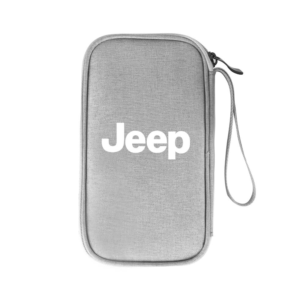 Multifunction Car Storage Bag Key Case USB Organizer Stowing Tidying Acceccories For Jeep JPB Renegade Wrangler Compass Cherokee