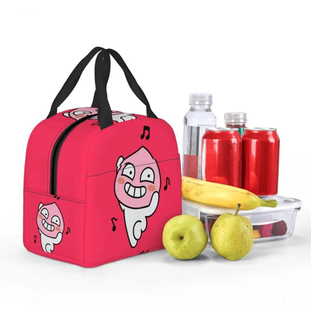 Funky Apeach Insulated Lunch Bag for Women Office Cooler Thermal Food Box Tote Portable Lunch Boxes Container