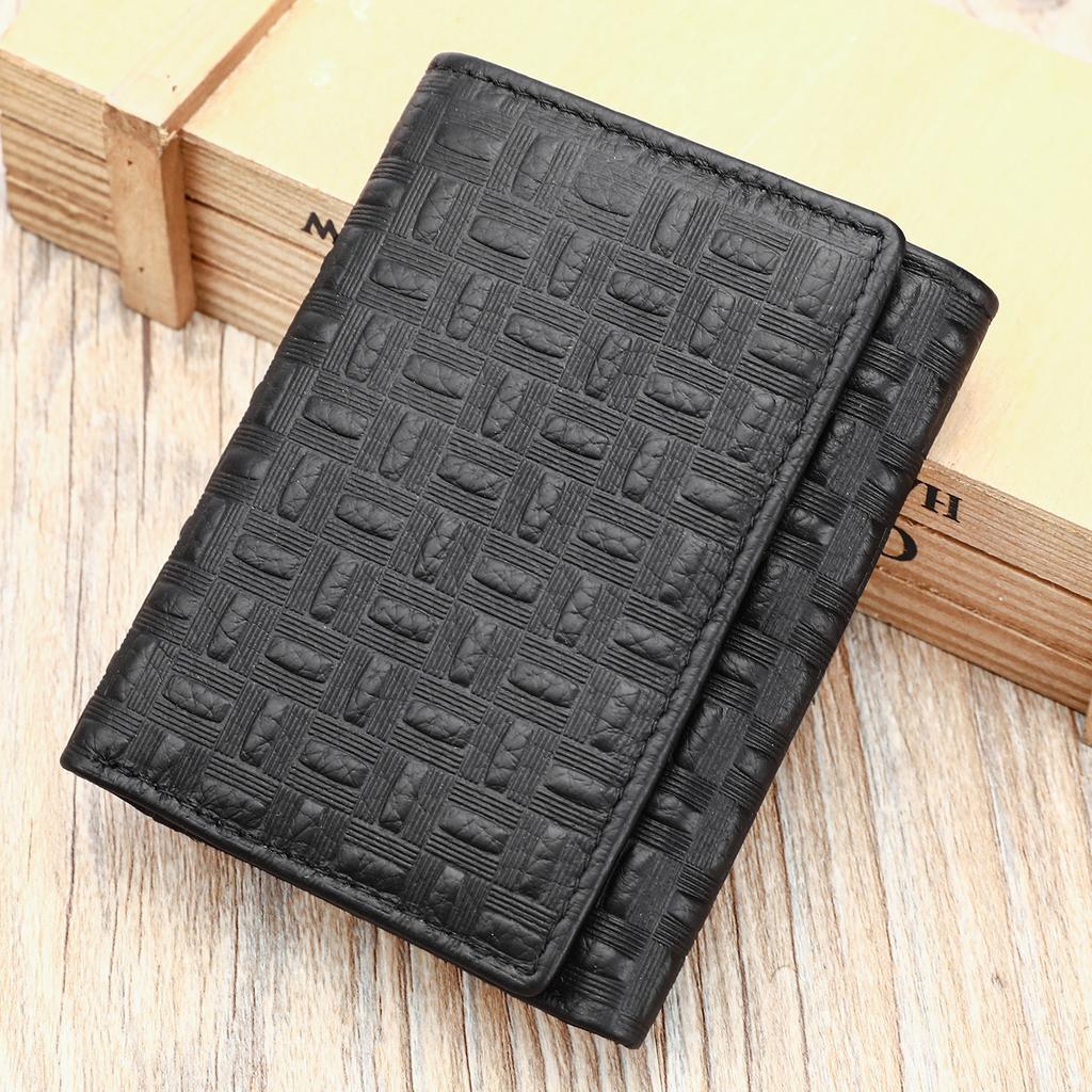 Кошелек из коровьей кожи, мужской, винтажный, из натуральной кожи, противоугонный чехол для карт, кожаный зажим для нескольких карт