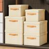 Thickened Foldable Clothes & Quilt Storage Box with Lid for Home & Dormitory