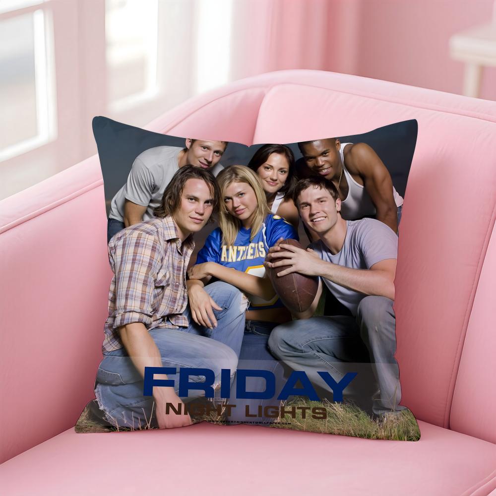 Friday NNight Lights Pillow TV Drama Cushion Cover Linen Pillowcase Cover Soft Decor for Sofa Home Room