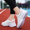 Women Sports Shoes New Breathable Casual Women's Shoes Lightweight Concise Soft Running Shoes Lace Up Large Size Women Sneakers