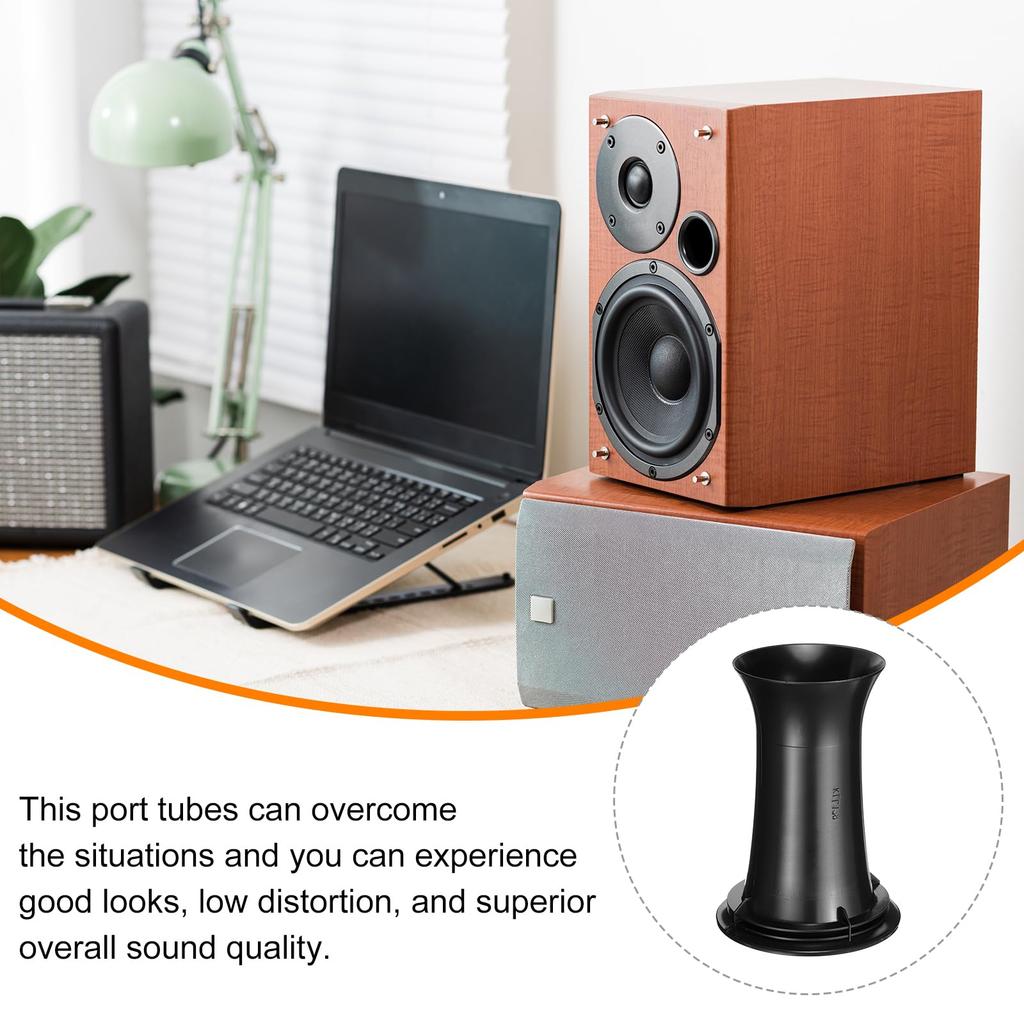 uxcell 6pcs x Speaker Port Subwoofer Bass Box Bass Woofer Speaker Bass Air Port for Speaker Cabinet 98x160mm/3.9 6.3" Tubes, Tubes, Box, Box, DJ/PA