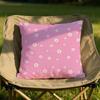 Romantic Daisy Print Spring Cushion Cover Soft Reversible Durable Pillow Cover MultiScene Use for Home Car Daily Comfort