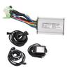 36V 48V 350W Electric Motor Controller Kit 17A Brushless Motor Controller with KT LCD7C Display Panel Sensor Throttle
