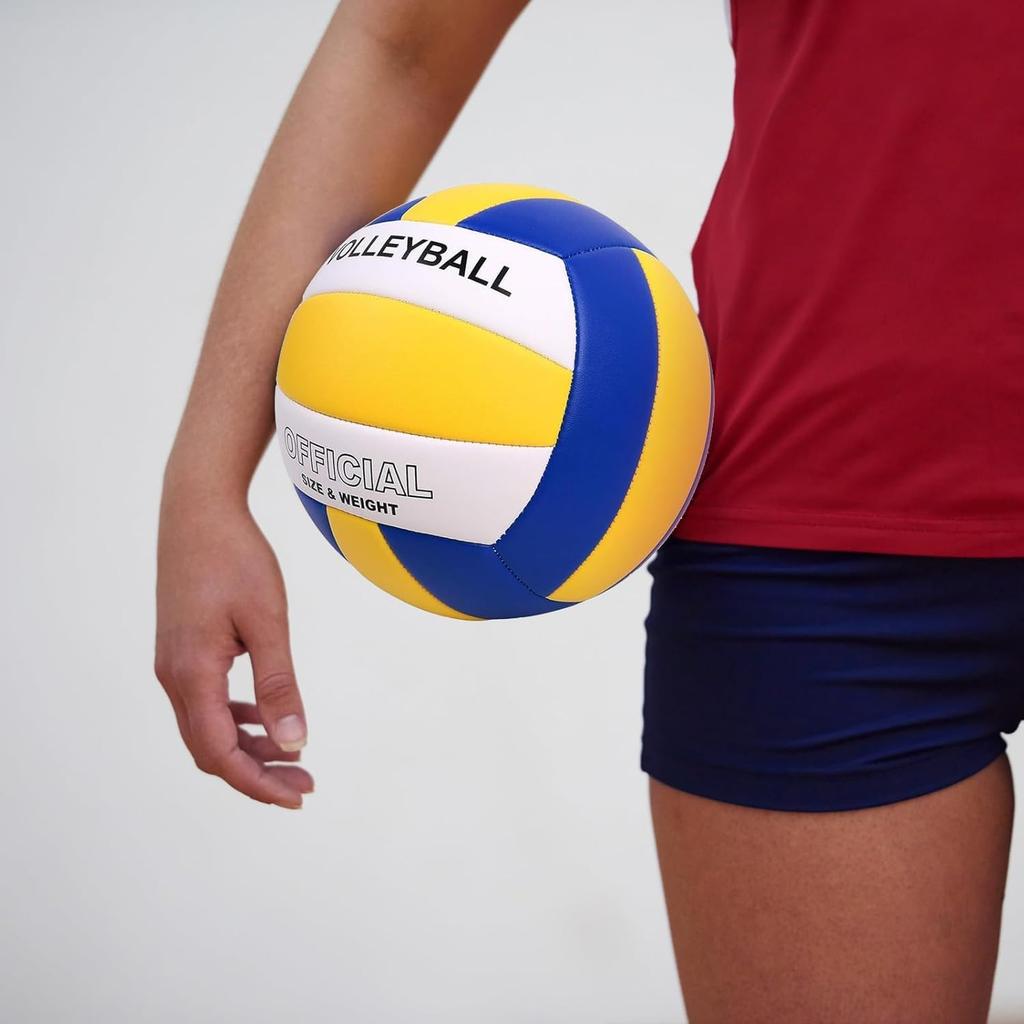 Танграмы Размер Официальный Доступен в и Прочный Мяч для Практики в Помещении и на Открытом Воздухе для Старшей Школы Средней Школы и Начинающих Волейбольные мячи, 5, Размер,