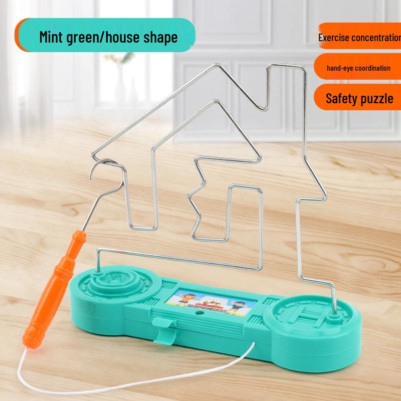 Детский электрический лабиринт из проволоки - Игра для раннего развития и тренировки концентрации