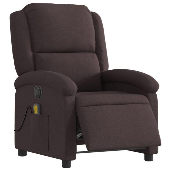 VidaXL Fauteuil de Massage Inclinable Électrique, Chaise de Relaxation avec Dossier et Repose-pied Réglables, Siège de 3204157