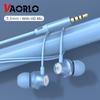 VAORLO 3,5 мм проводные наушники-вкладыши с тяжелыми басами и HD-микрофоном с шумоподавлением, гарнитура для смартфонов 3,5 AUX