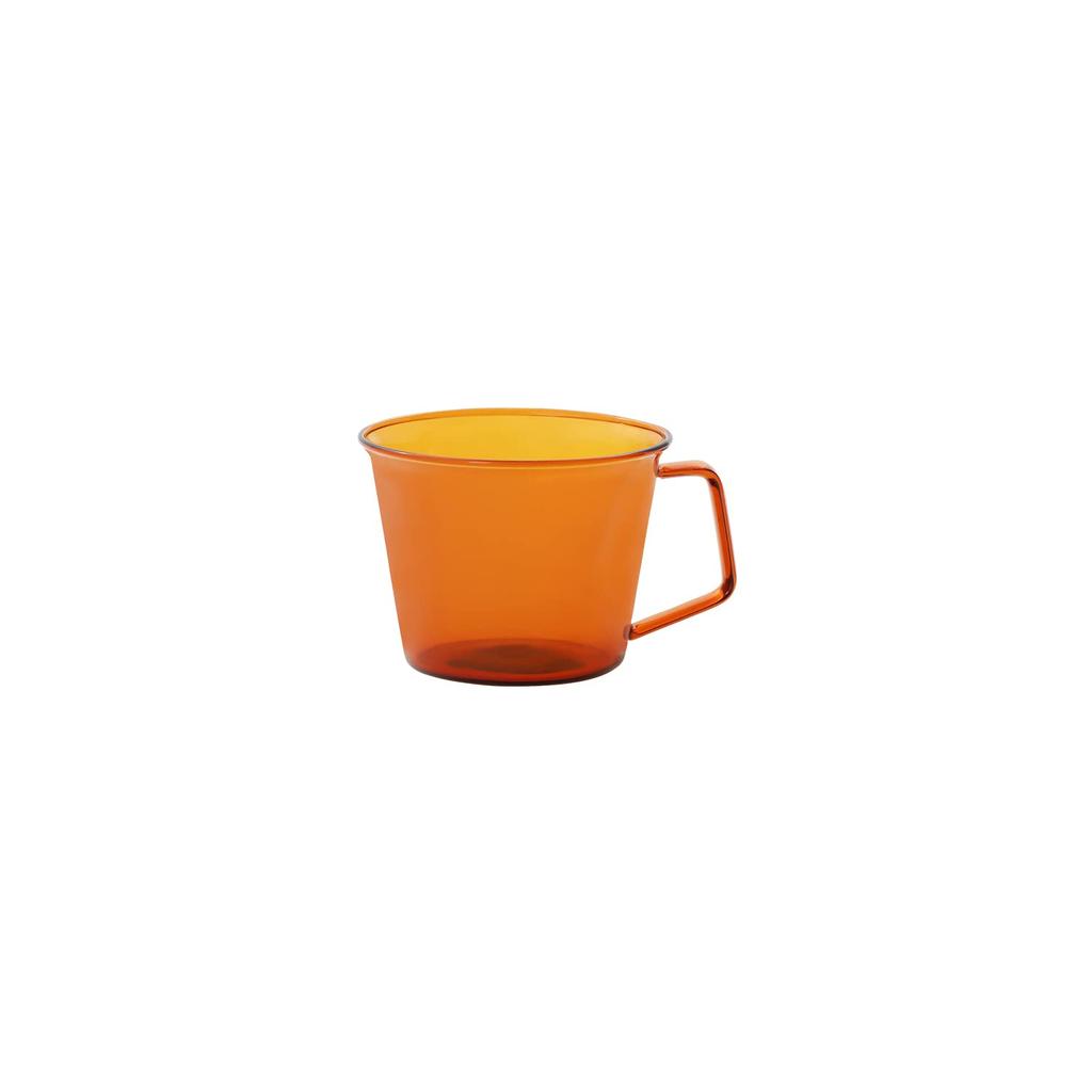 KINTO CAST AMBER Mug, 220ml, Heat-Resistant Glass, Microwave and Dishwasher Safe, 21457
