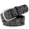 Western Rivet Design Rhinestone PU Leather Women Belt Fashion Jeans Causal Pants Belt for Ladies