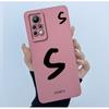 For Infinix Note 11s X698 Case infinix Note 11 Pro X697 Casing Shockproof Lucky Initial Letters Silicone Soft Matte Bumper Cover