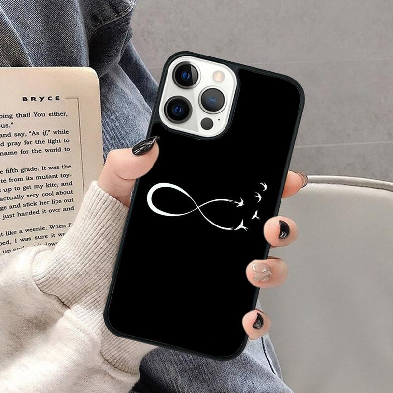 Чехол для телефона Dream infinity для iPhone 17 Air 16 16e 15 Plus для Apple 13 11 12 14 Pro Max Cover coque Shell