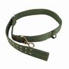 Cow Collar Adjustable 4 Layer Canvas Calf Collar with 2 Rows Metal Buckle for Horse Sheep Cattle Dog