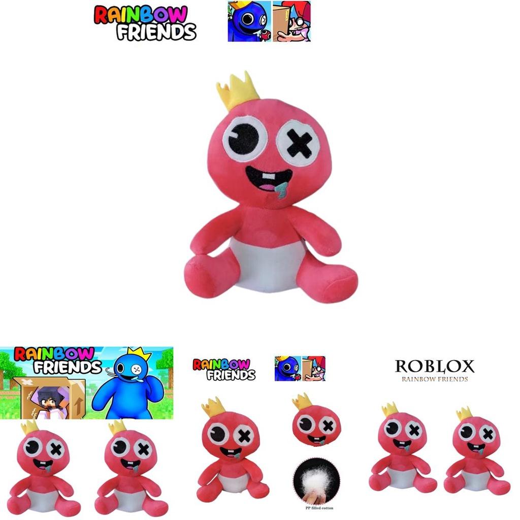 Мягкая плюшевая игрушка Roblox Rainbow Friends нежно-розового цвета, мягкая набивная кукла для обнимания, детский подарок