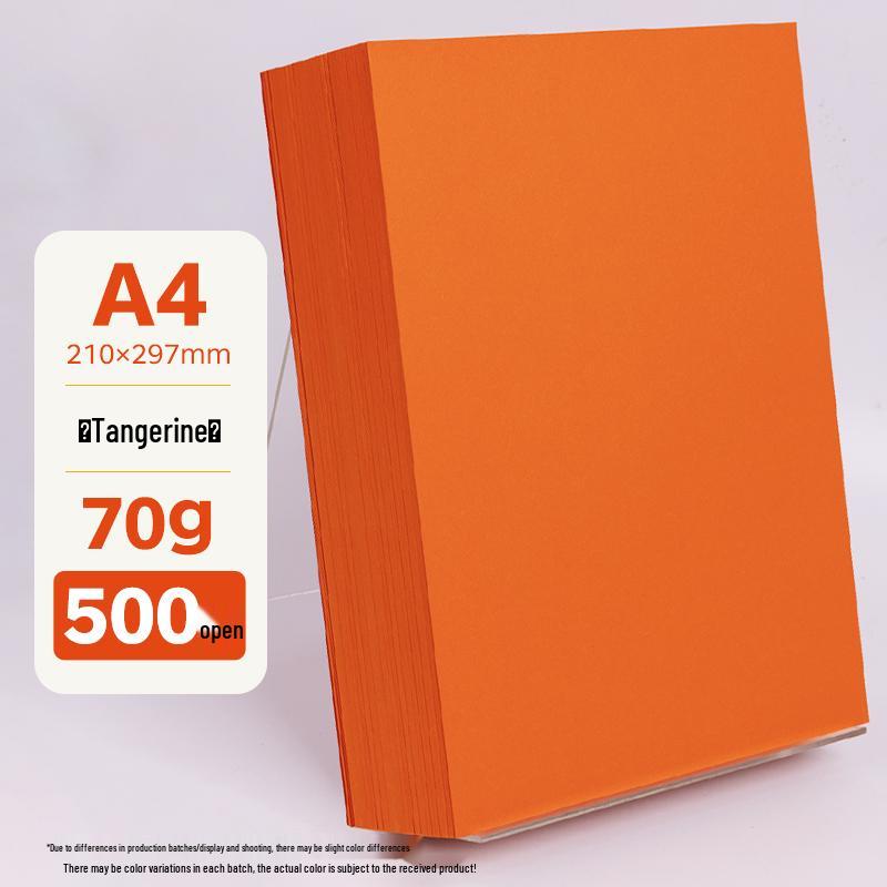 Бумага для оригами A4 разных цветов, утолщенная 80г/120г/150г - Розовый, Красный, Синий