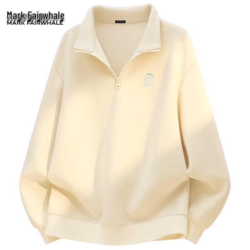 Mark Fairwhale Men's 2025 Fashion Heavyweight Stand Collar Sweatshirt