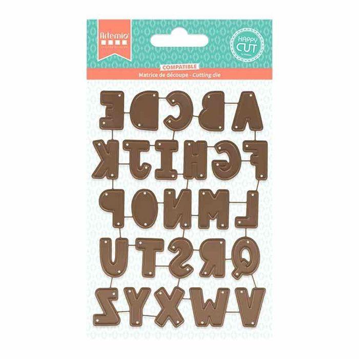 Dies de coupe - ARTEMIO - Collection Mes jolies comptines - Alphabet - 2,3 cm - Métal