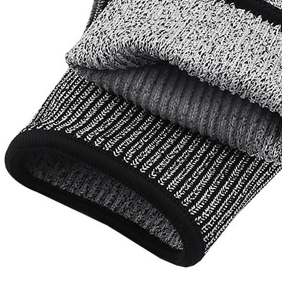 1 пара надежных противорежущих перчаток, эластичная защита, износостойкие, безопасные, устойчивые к порезам, уровень 5, перчатки для мастерской